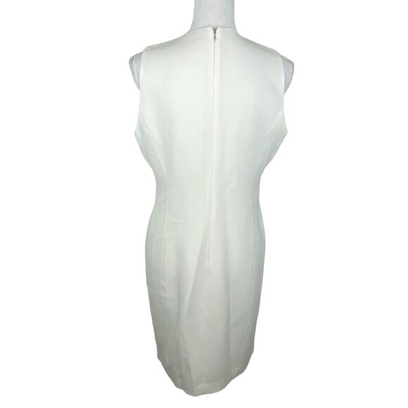 Elie Tahari Women's Jemra Cut Out Dress White Size 10  Cocktail Wedding Party - Picture 10 of 16